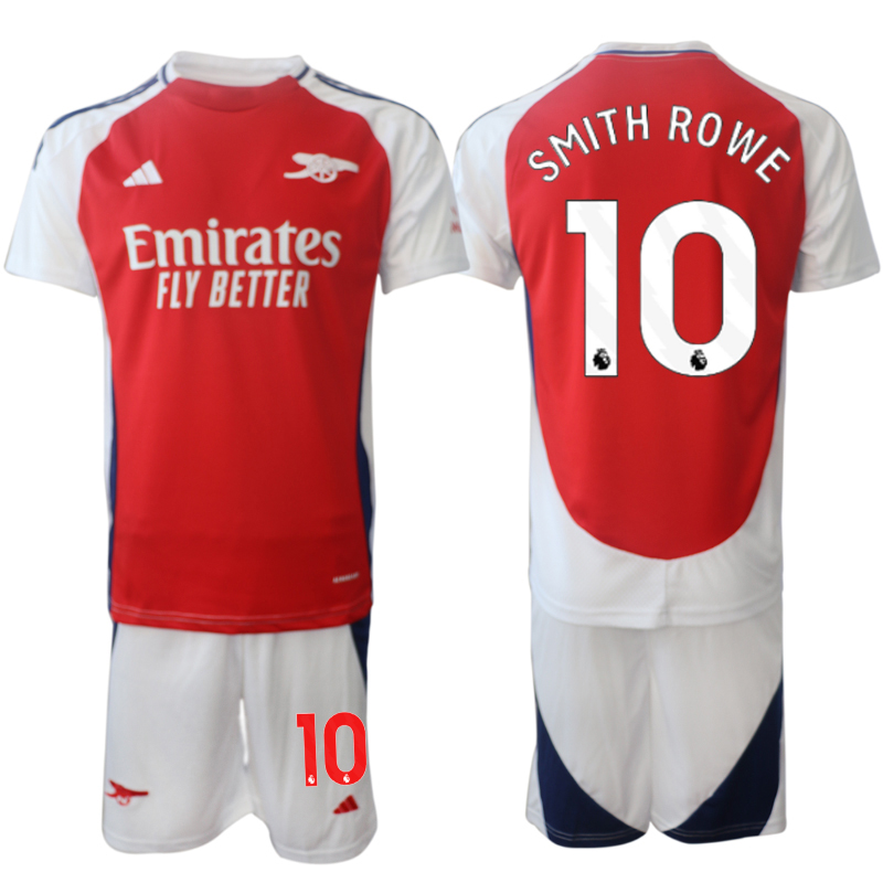 Men 2024-2025 Club Arsenal home Red #10 Soccer Jersey